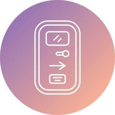 Soyut arkaplanda resimleme simgesi izole edildi