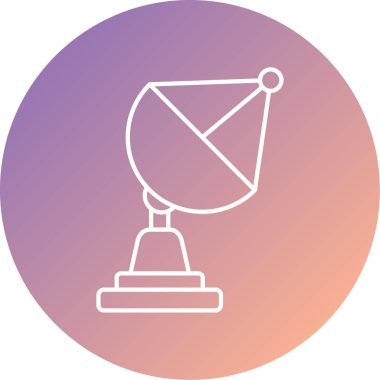 Soyut arkaplanda resimleme simgesi izole edildi