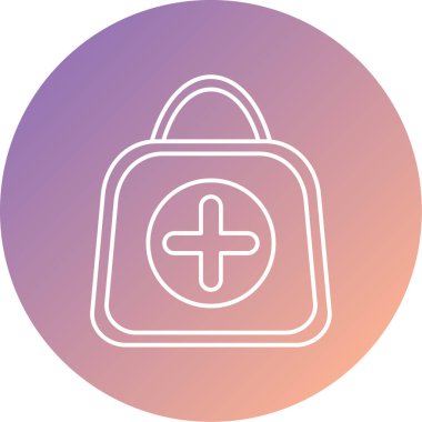 Çanta vektör simgesi işareti