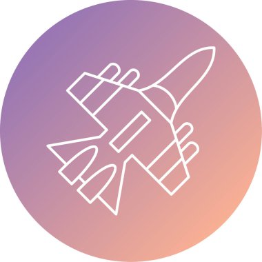 Kişisel ve ticari kullanım için eşsiz askeri uçak simgesi