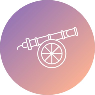 Topun vektör illüstrasyon simgesi