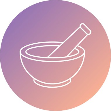 Havan simgesi vektör illüstrasyonu