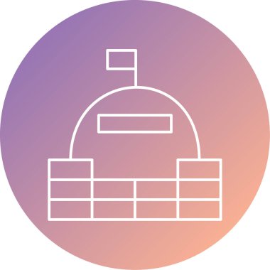 Soyut arkaplanda resimleme simgesi izole edildi