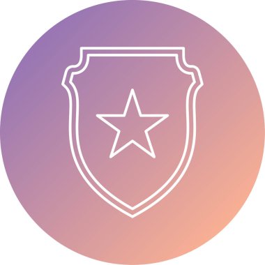 kalkan simgesi, vektör illüstrasyonu