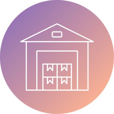 Bir teslimat evinin çizimi