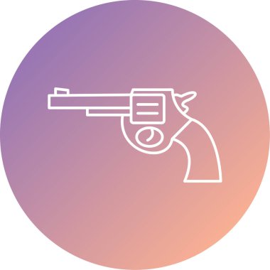 Bir silah simgesinin vektör illüstrasyonu