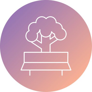 Soyut arkaplanda resimleme simgesi izole edildi