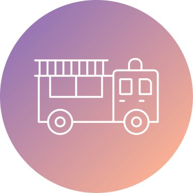 bus simgesi vektör illüstrasyonu