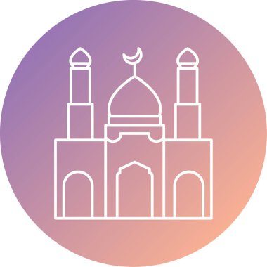 Cami simgesi, vektör resimleme