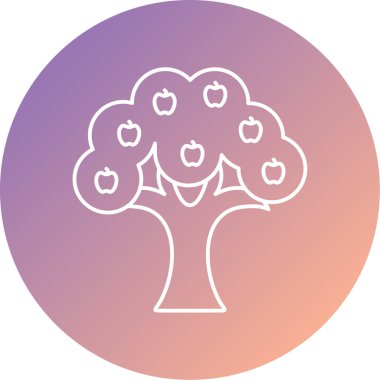 Ağacın vektör illüstrasyonu