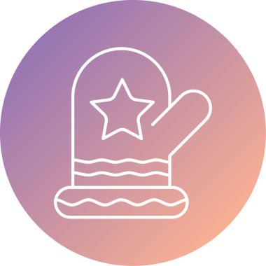 Noel şapkası simgesi vektör illüstrasyonu