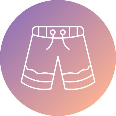 Benzersiz kısa vektör simgesi