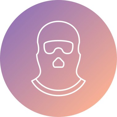 Kişisel ve ticari kullanım için tek bir simgenin vektör illüstrasyonu.