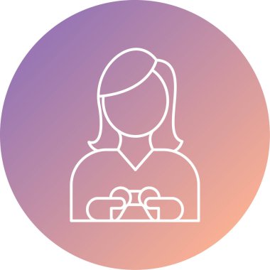 İnsan simgesinin vektör illüstrasyonu