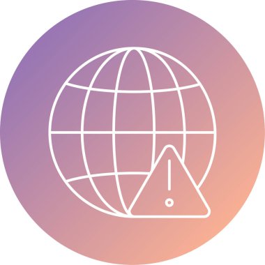 Seo ve ağ simgesinin vektör illüstrasyonu