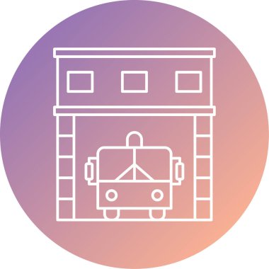 Ev simgesinin vektör illüstrasyonu 