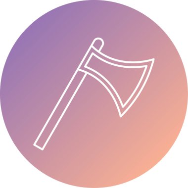 Balta simgesinin vektör illüstrasyonu