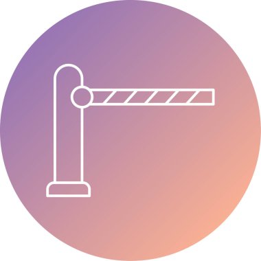 Yol. Web simgesi basit illüstrasyon