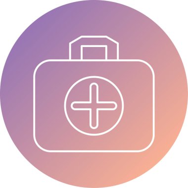 Modern hastane simgesinin vektör illüstrasyonu