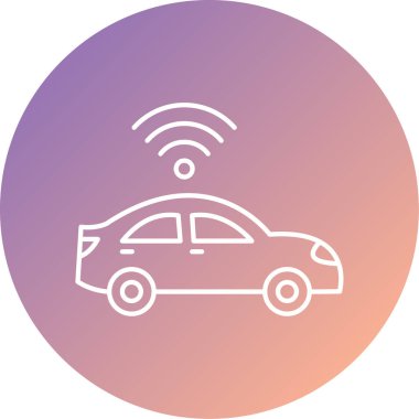 - Araba. Web simgesi basit illüstrasyon