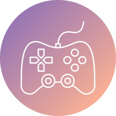 Oyun kolu. Web simgesi basit illüstrasyon