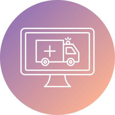 Hastane Simgesi Vektör İllüstrasyonu