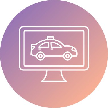 Modern otomatik simgenin vektör illüstrasyonu