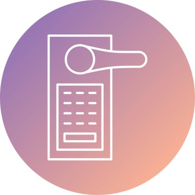 Kilit simgesinin vektör illüstrasyonu