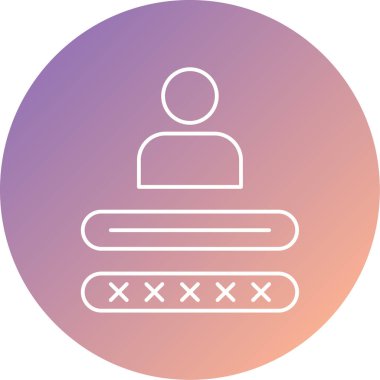 İnsan simgesinin vektör illüstrasyonu