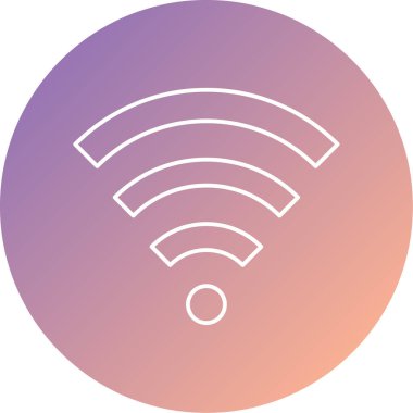 wifi simgesi vektör illüstrasyonu