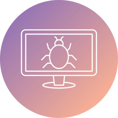 Web ve mobil için hata vektörü ikonu düzenlenebilir çizgi simgeleri