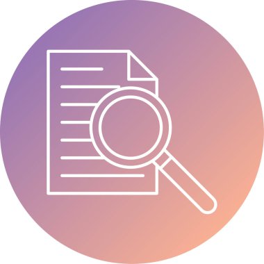 Arama simgesi vektör illüstrasyonu