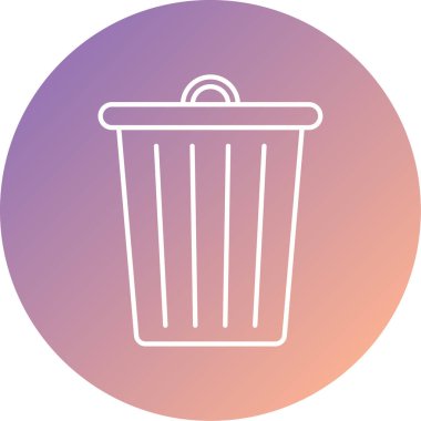 Benzersiz çöp kutusu. Basit tasarım