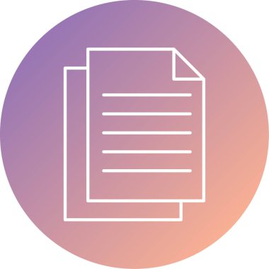 vektör belgesi simgesi, illüstrasyon