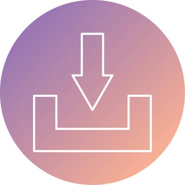 Simge indir, vektör illüstrasyonu