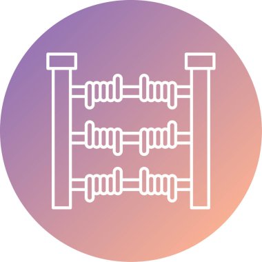 Bir abaküs simgesinin gösterimi