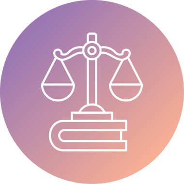 Ölçek simgesinin vektör illüstrasyonu