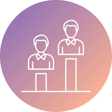 iş simgesi vektör illüstrasyonu