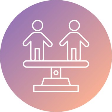 İnsan simgesinin vektör illüstrasyonu