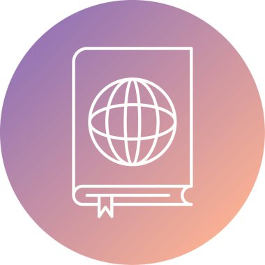 Kitap. Web simgesi basit illüstrasyon