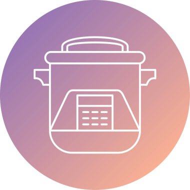 Mutfak gereçleri simgesinin vektör çizimi 