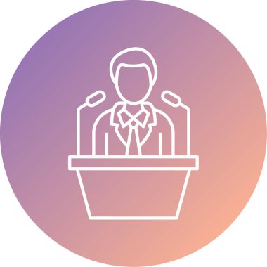 Hoparlör simgesinin vektör illüstrasyonu