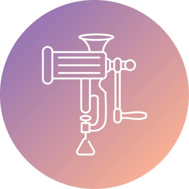 Et Öğütücü simgesinin vektör illüstrasyonu