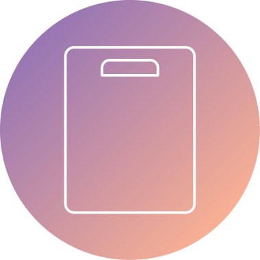 Pano simgesinin vektör illüstrasyonu