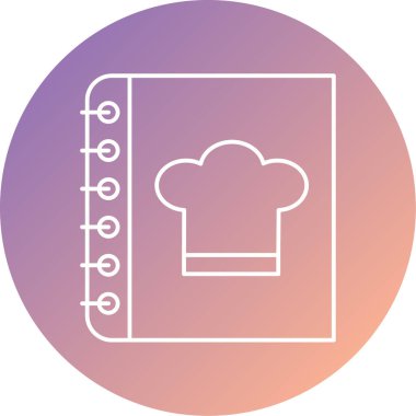 Kitap simgesinin vektör illüstrasyonu