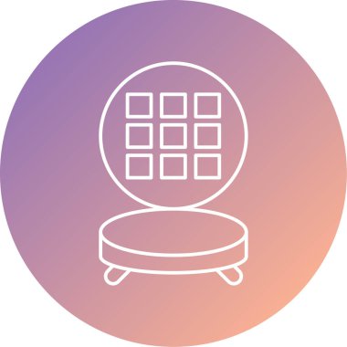 Mutfak gereçleri simgesinin vektör çizimi 