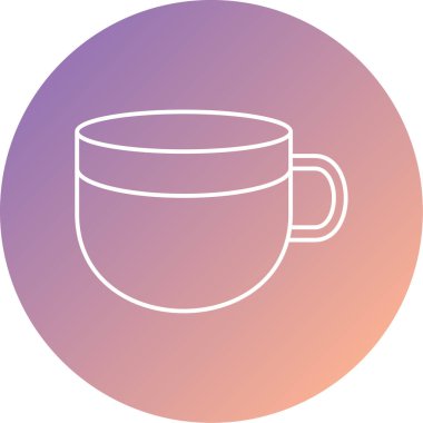 Kupa simgesi, vektör illüstrasyonu