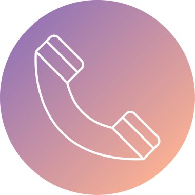 - Telefon. Web simgesi basit illüstrasyon