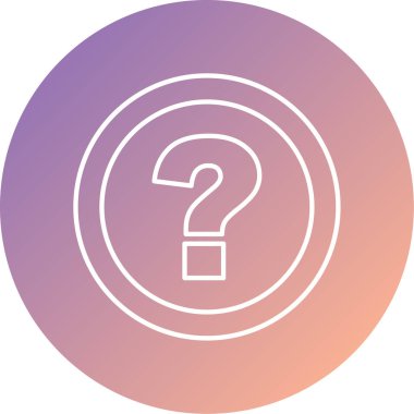 vektör çizim soru işareti simgesi