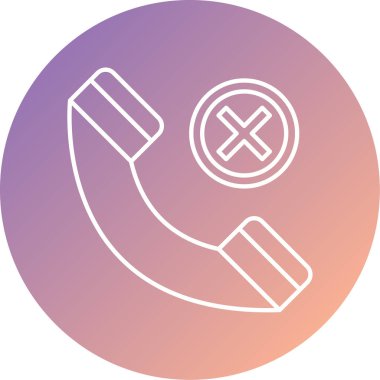 Telefon simgesinin vektör illüstrasyonu